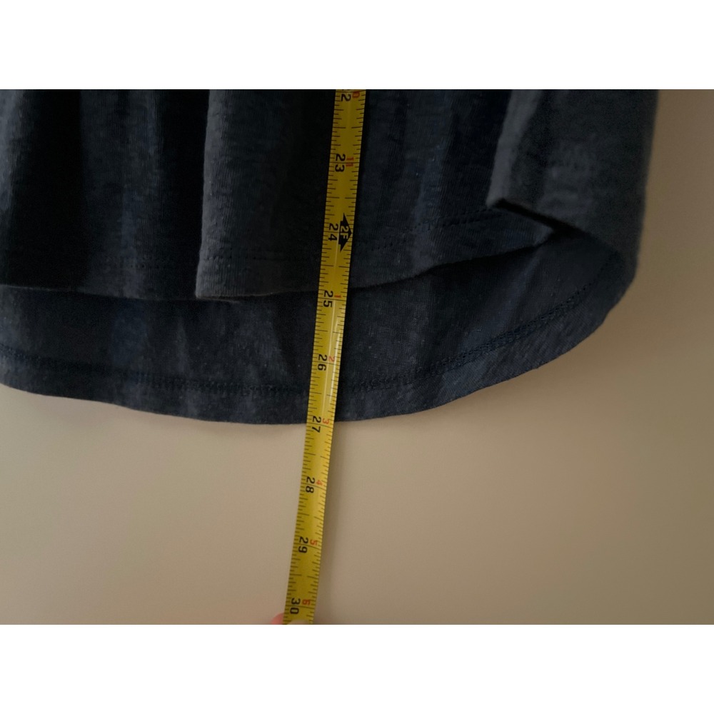 Orvis Classic Collection Womens Blue Linen Blend V-Neck‎ 3/4 Sleeve Top Medium - Picture 6 of 8